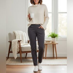 Gloria Vanderbilt Gray Straight Leg Pants
